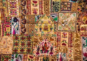 Indian patchwork carpet