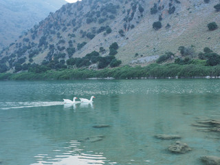 Greece Crete island Kourna Lake