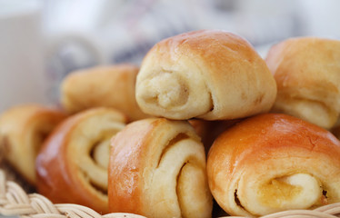 Rolled cinnamon bread