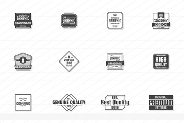 Vintage Retro Vector Logo for banner, poster, flyer