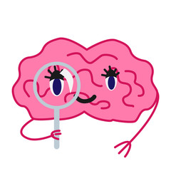 Cartoon brain vector