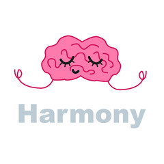 Cartoon brain vector