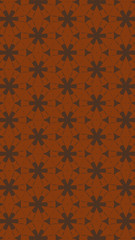 Ornate geometric pattern and abstract colored background