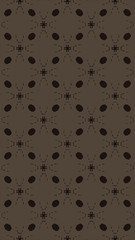 Ornate geometric pattern and abstract colored background