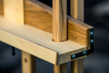 Wooden details from craftsman studio in Moscow.