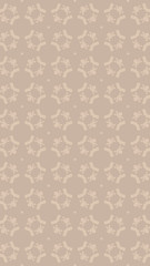 Ornate geometric pattern and abstract colored background