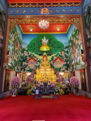 Thailand, Bangkok, is a Buddhist temple inside