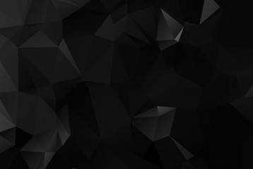 Dark polygonal illustration, which consist of triangles. Geometric background in Origami style with gradient. Triangular design for your business.