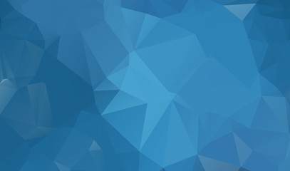 multicolor dark blue geometric rumpled triangular low poly style gradient illustration graphic background. Vector polygonal design for your business.