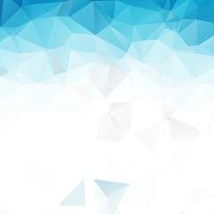 Abstract soft Blue polygonal background.
