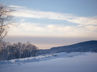 A wonderful winter landscape in beautiful Bavaria