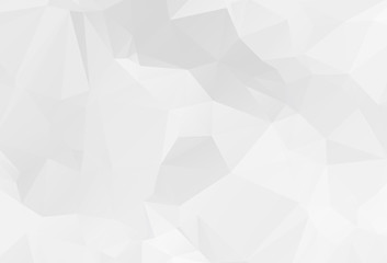 Gray geometric rumpled triangular low poly origami style gradient illustration graphic background. Vector polygonal design for your business.