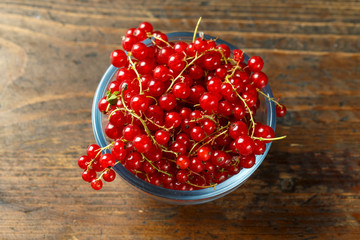 red currants in a plate