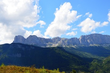 Fototapeta premium Falaises Vercors Est-2