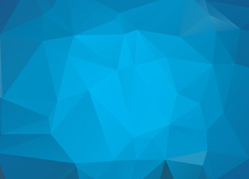 Light BLUE vector abstract textured polygonal background. Blurry triangle design. Pattern can be used for background.
