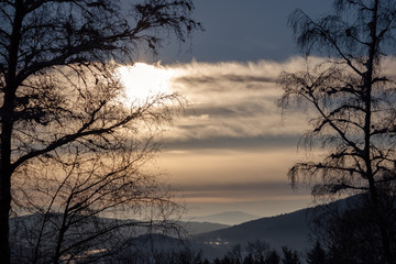 A wonderful winter landscape in beautiful Bavaria