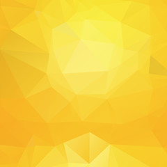 Orange Polygonal Mosaic Background, Creative Design Templates