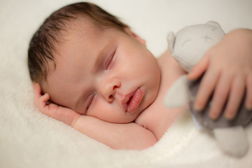 new born baby shooting, girl, 2 months old