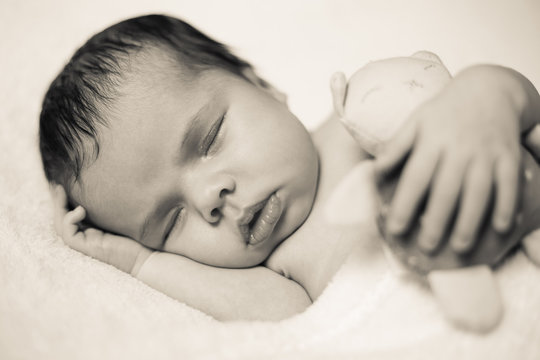 new born baby shooting, girl, 2 months old