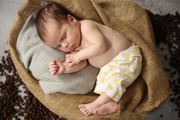 new born baby shooting, girl, 2 months old