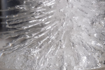 Obraz premium Detailed background texture of ice as a texture or background