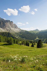 Fototapeta na wymiar Dolomite mountain alpes landscape