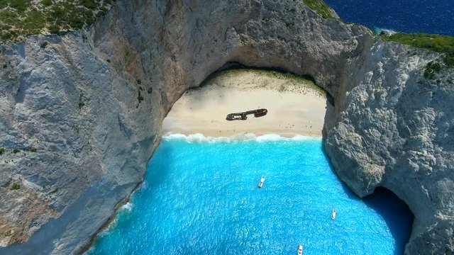 beautiful Greece landscape with amazing beaches 