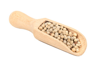 White pepper peas in scoop