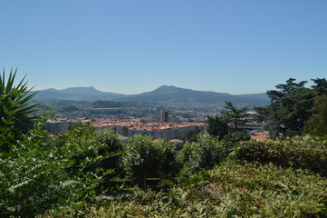 Views Of The City Of Vigo From El Monte Del Castro. Nature, Architecture, History, Travel. August 16, 2014. Vigo, Pontevedra, Galicia, Spain.