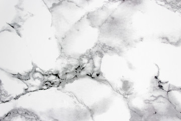 White marble texture with natural pattern for background