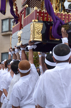 Portable Shrine A Mikoshi of Gyotoku Japan