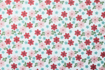 Arrière plan motif floral aux couleurs vives