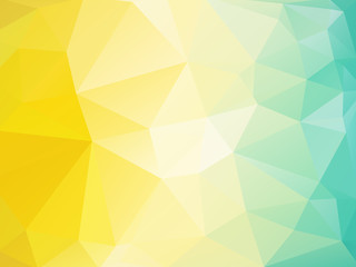 abstract polygonal background, vector summer mosaic