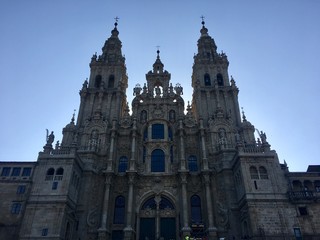 Fototapeta na wymiar Santiago cathedral