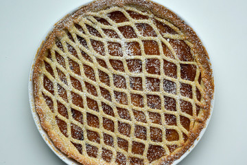 Crostata con marmellata di zucca