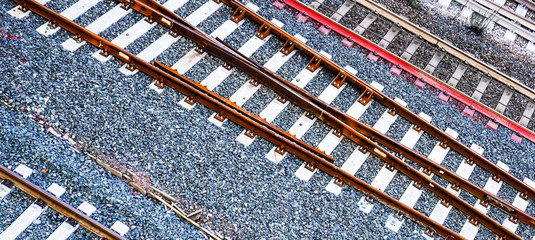 details of railway tracks