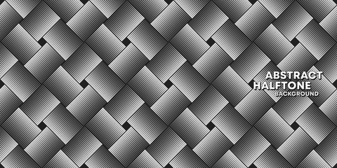 Halftone seamless pattern background template. MInimal vintage vector design