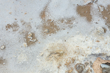 Salt stains