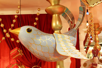 xmas decorations at the hk shopping mall
