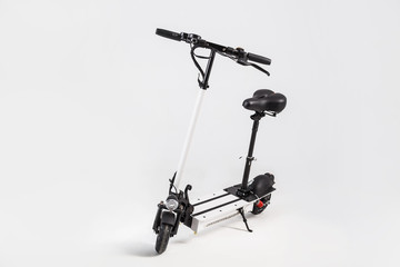 Electrick kick scooter with seat