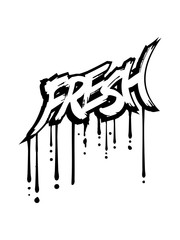 tropfen fresh graffiti logo hip hop musik party club disko feiern frisch text halskette schmuck halsband aufhängen kette schön hübsch gold design cool