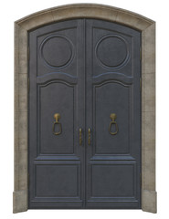 Classic entrance doors