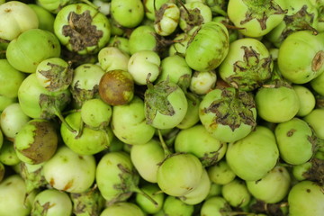 market on the road in Vietnam