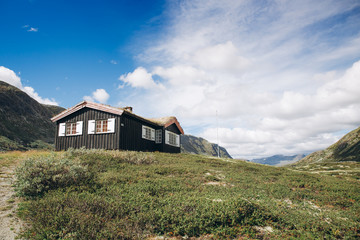 house in the mountains