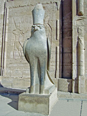Egypte, temple d'Horus &agrave;  Edfou