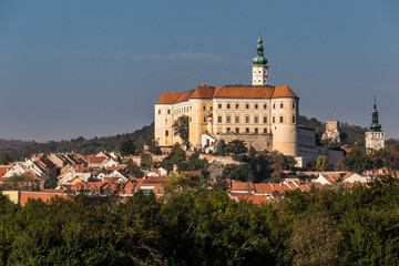 Obraz premium South Moravian small town of Mikulov