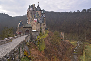 old castle in the mountains