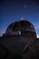 Fototapeta na wymiar Observatorio y Andrómeda