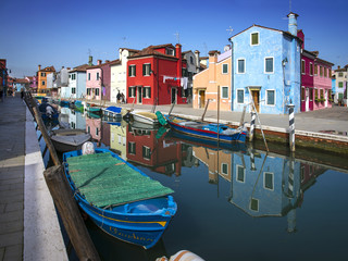 Fototapeta na wymiar Burano Island, Venice, Italy
