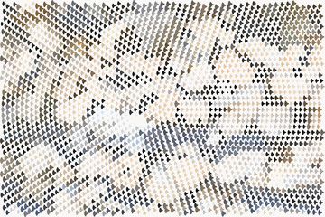 Abstract color halftone pattern